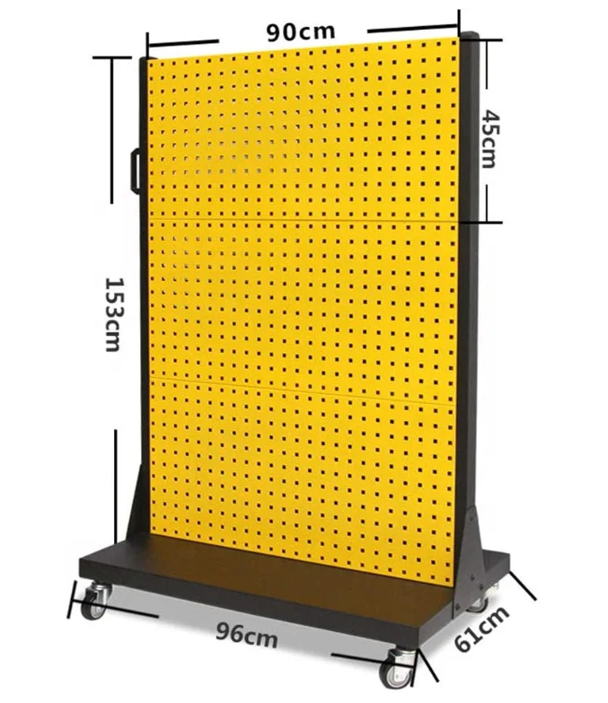 Gas Station Retail Store Accessory Pegboard Display Racks Standing