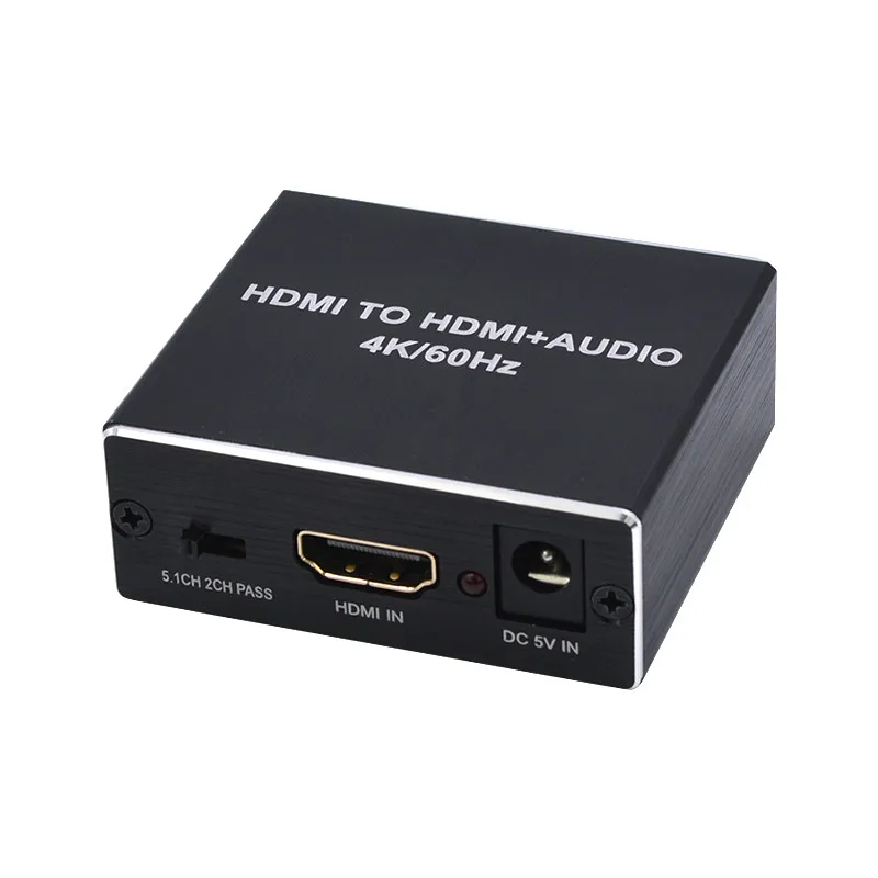 

HDMI Audio to HDMI + Optical SPDIF+3.5mm AUX Stereo 4K/60Hz Adapter Converter