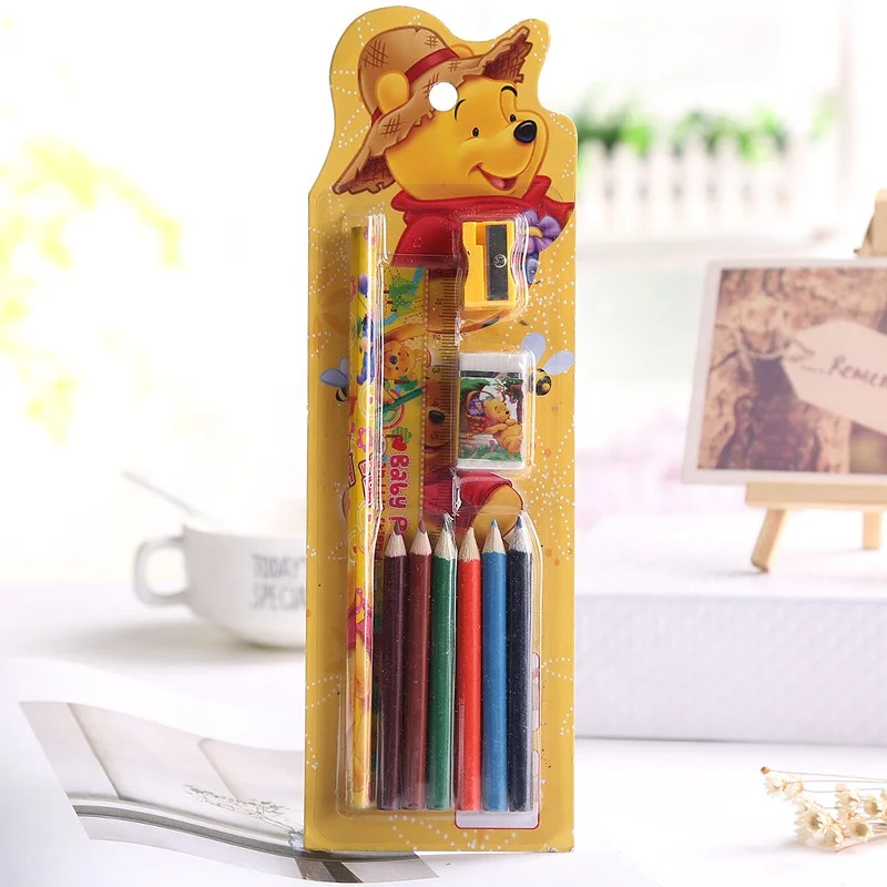 
10 piece High Quality Non-toxic DIY price cheap kids stationery set Kids stationary set a sschool supplies 