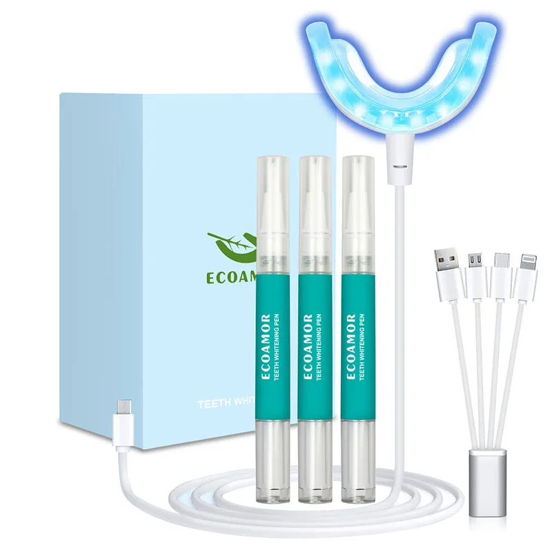 

Private Logo Other Teeth Whitening Accessories Pen Gel Kit Machine Teeth Whitening Led Kit, White