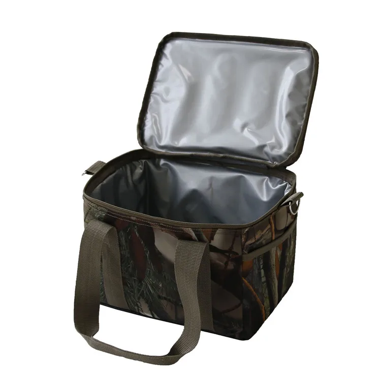 

Large Portable Waterproof Camo Insulated Lunch Box Cooler Bag for Camping Travel