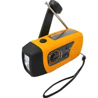 

Rechargeable Work Light Emergency Lamp Hand Torch Camping Tent Lantern Solar Charging Portable Power Bank Light With FM Radio