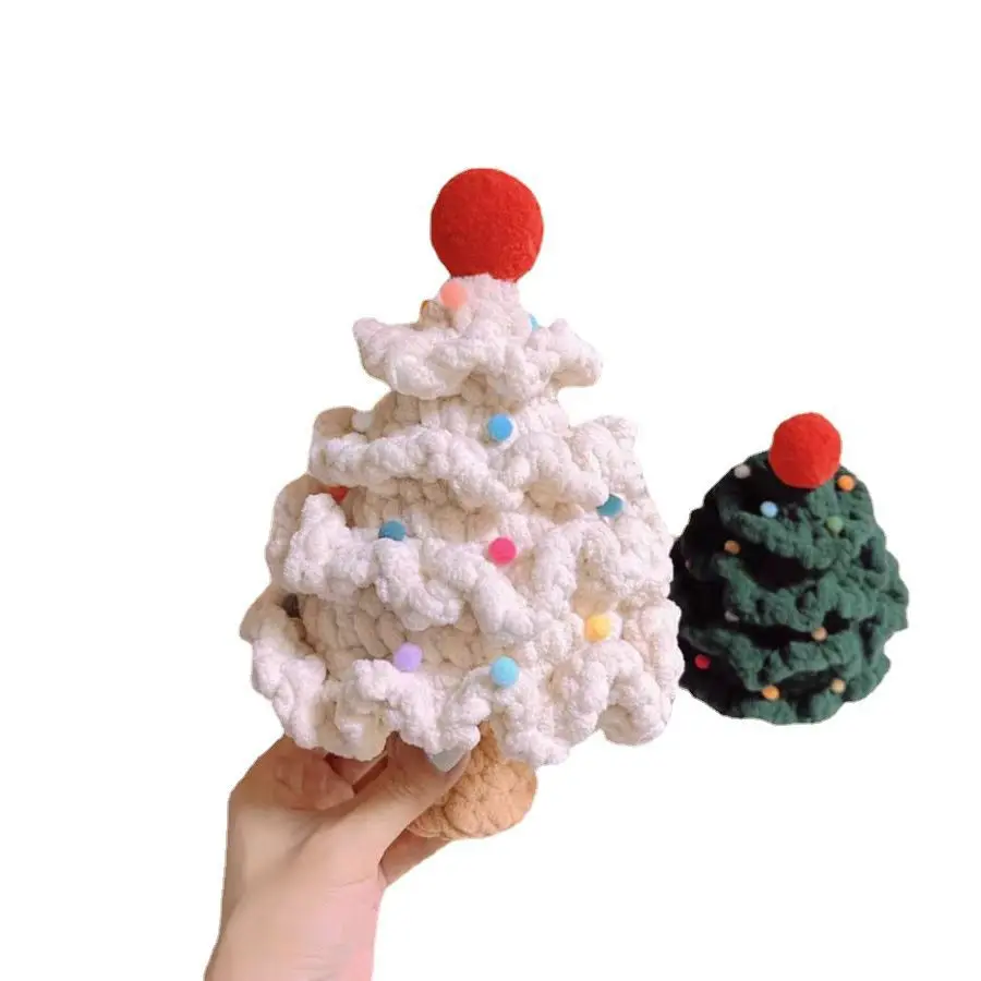 

Pure hand-knitted Christmas party festive Christmas tree ornaments