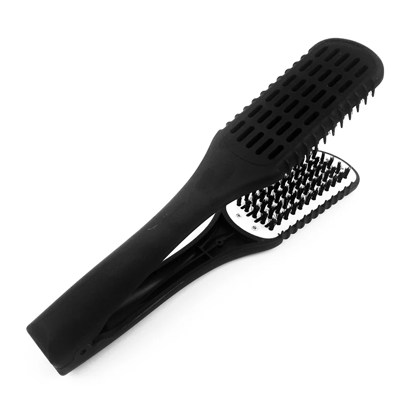 Tangle Professional Custom Barber Extension Curly Wet Foldable Comb Natural Boar Bristle Detangling Hair Brush