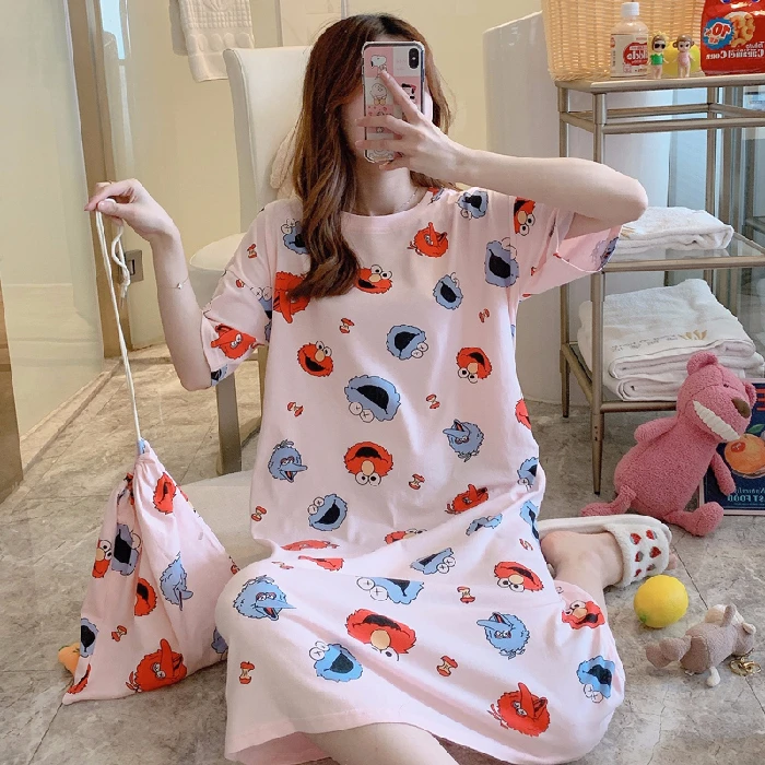 

High quality custom ladies onesie short sleeve polyester pajamas sleepwear