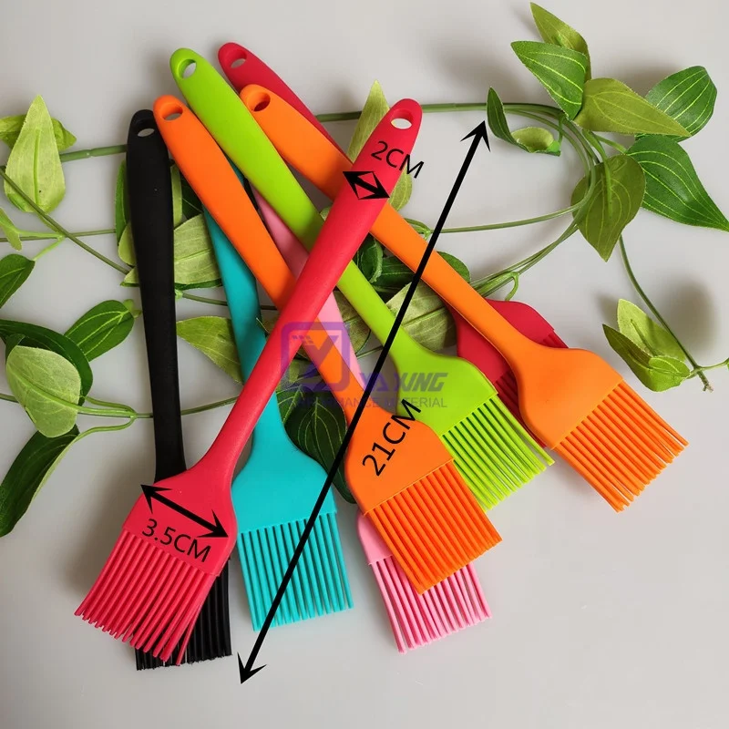 

Heat Resistant Food Grade Pastry Tools Durable Silicone Oil Basting Baking Brush, Blue,orange,red,yellow,green,pink