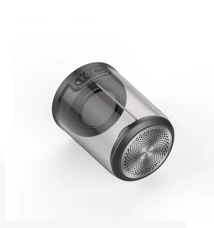 Crystal portable mini bluetooth subwoofer long distance wireless speaker magnetic free Shipping - ANKUX.COM