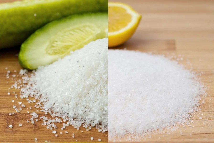 Salt comparison chart