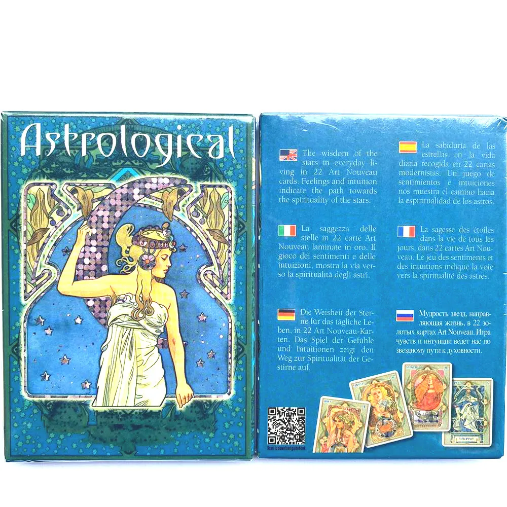 

Newest Astrological Oracle Tarot Cards Fortune Telling Divination Cards for party game family