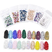 

New arrival quality crystal rhinestone accessories,Wholesale flatback beads faceted nail art rhinestone