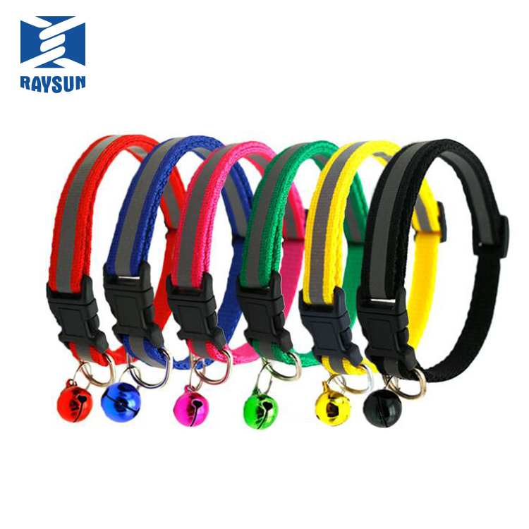 

Factory cheap custom adjustable hardware pet cat hunting rose gold cat collars dog collars wholesale, Customized color