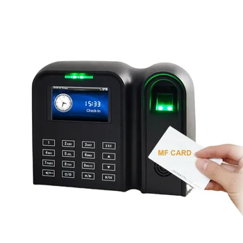 Ic Card Reader Time Clock/biometric Fingerprint Time Attendance System ...