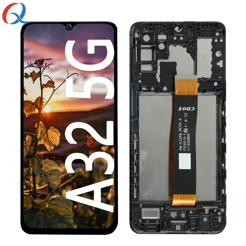 

Pantalla samsung galaxy a32 lcd display for a32 samsung phone screen with frame original samsung a32 5G screen replacement