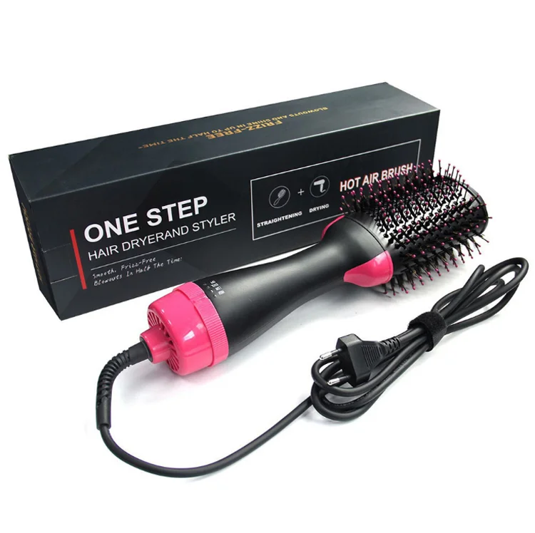 

China Factory Hair Dryer Comb 1200W Jose Beauty Rebune, Black + pink