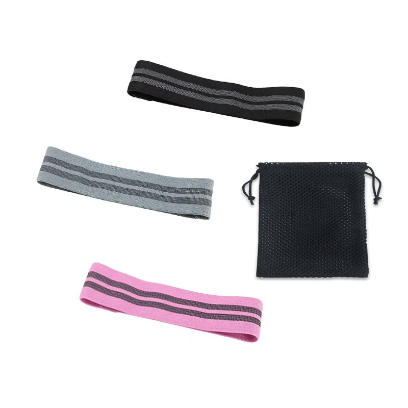 

Custom Logo Fitness Gym Squat Workout Hip Glute Exercise Fabric Booty Bands Set, Green, pink, purple