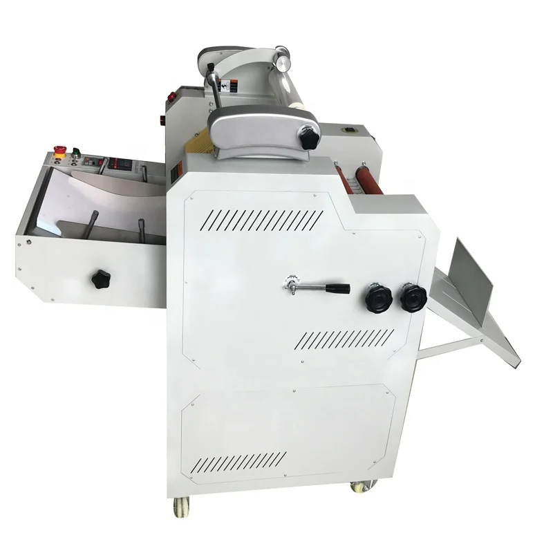 
Automatic paper feeder and automatic cutter roll laminator 