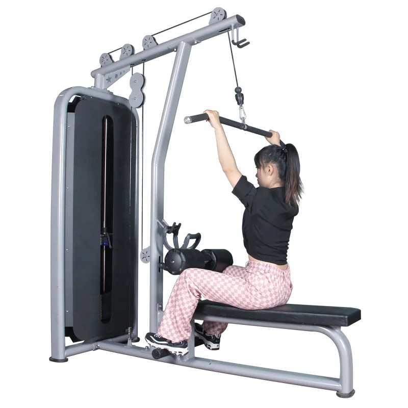 

High quality commercial lat pulldown and low row gym exercise equipment