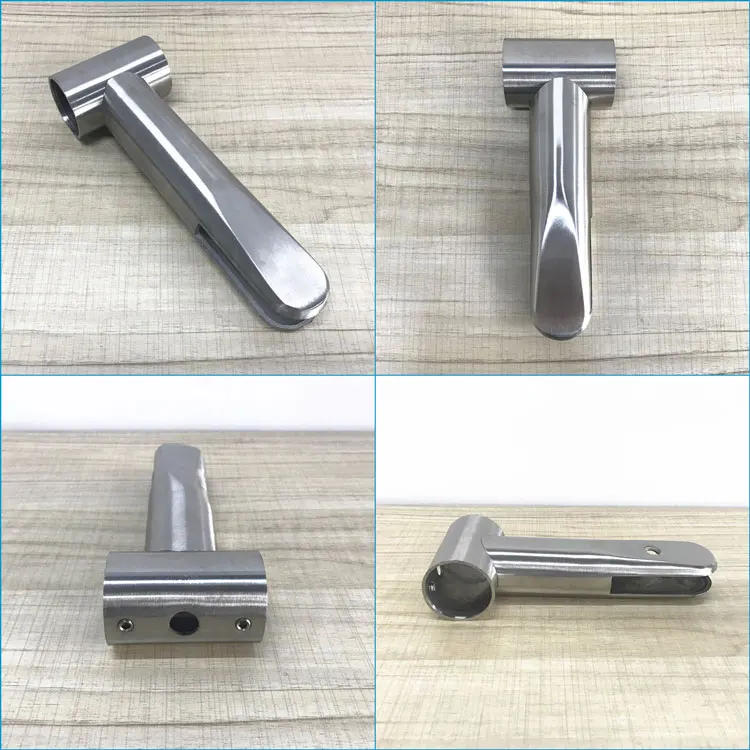 High Quality Anti Corrosion Durable 304 Stainless Steel Toilet Cubicle Partition Hanging Clamp