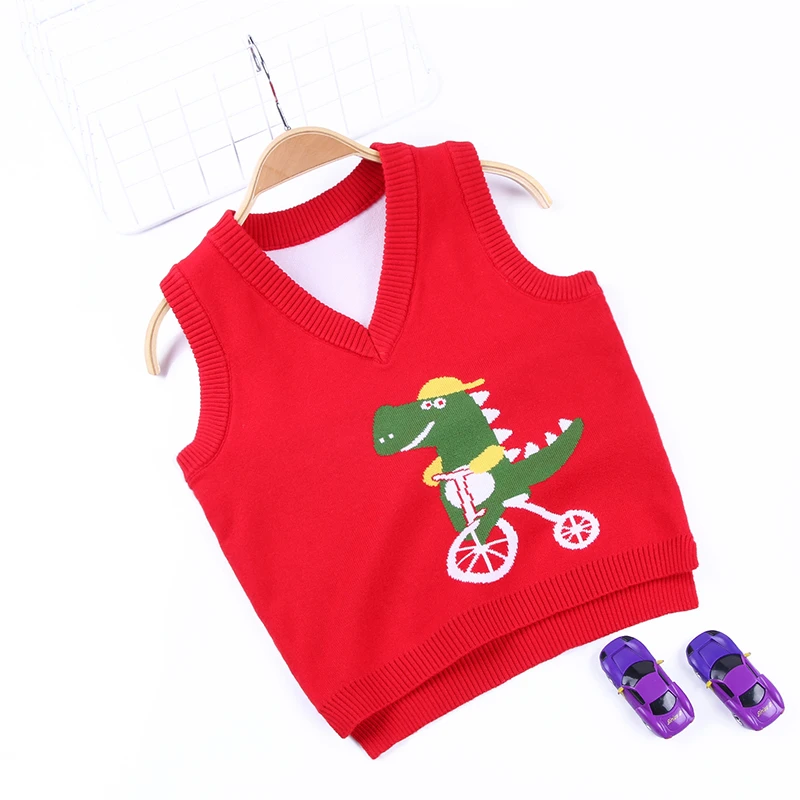 

Fashion Kids Baby Clothes Sweater Vest boys waistcoat Clothing Comfortable Sweater children waistcoat, Red,dark blue
