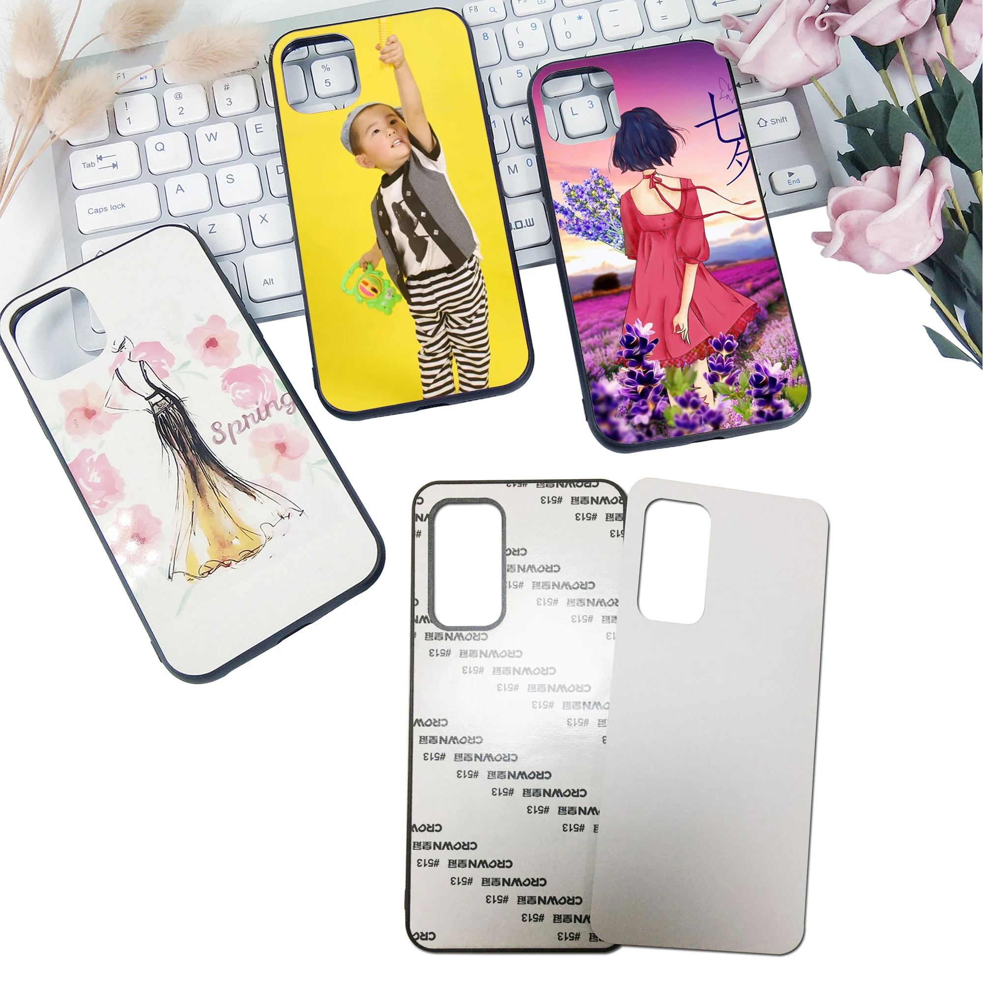 

For Xiaomi 10T Pro Anti Slid Sublimation Blanks Phone Case 2D Heat Transfer, White