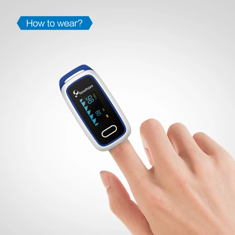 
Lepu medical 2020 latest fingertip pulse oximeter housing sensitive finger clip oximeter 