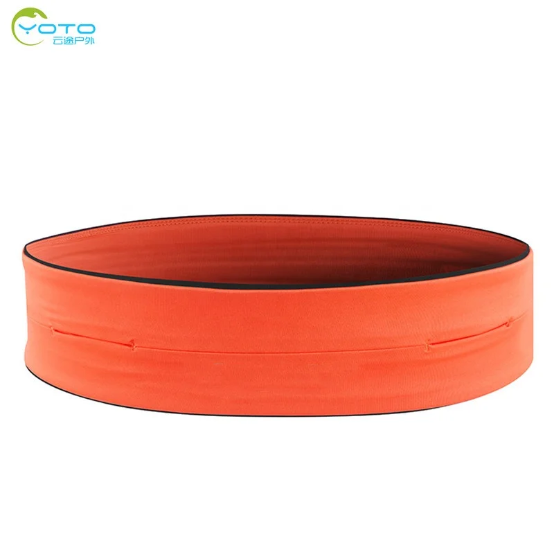 

2020 Trending Reflective Elastic Yoga Running Belt Waist Pack Flip Belt for Outdoor Sports, Customized