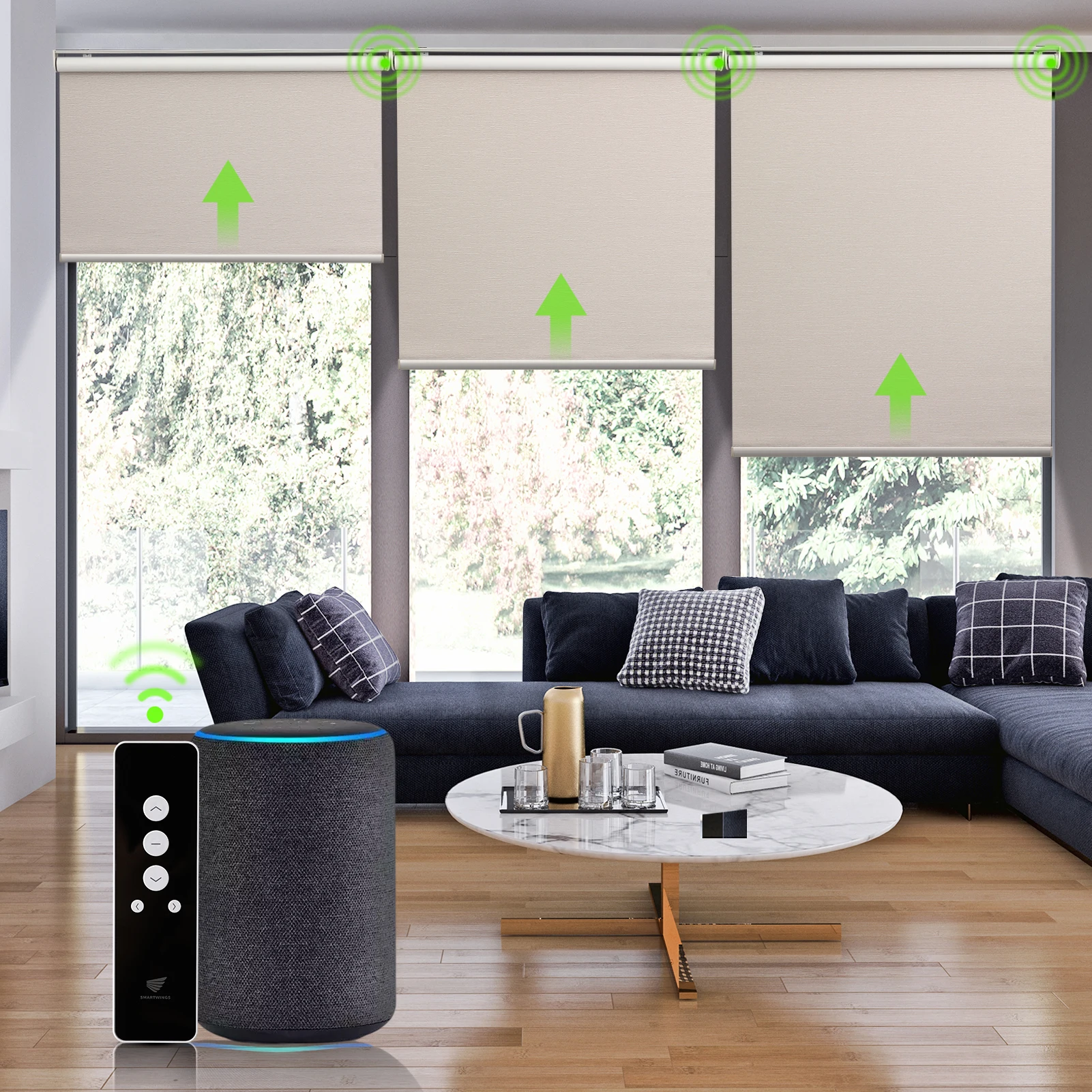 

Deyi Smart motorized mesh vertical blinds fabrics Roller blind kit, Customized color