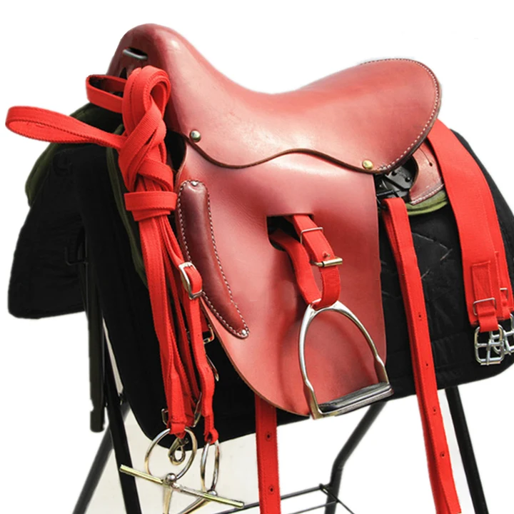 

wholesale horse saddle set Quality Premium Leather Western set saddles for horses
