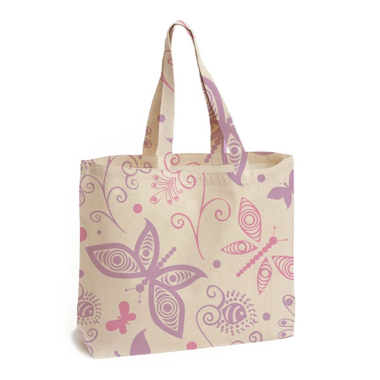 

Premium Canvas Shopping Bag High Quality Polyester Tote Bag for Girl