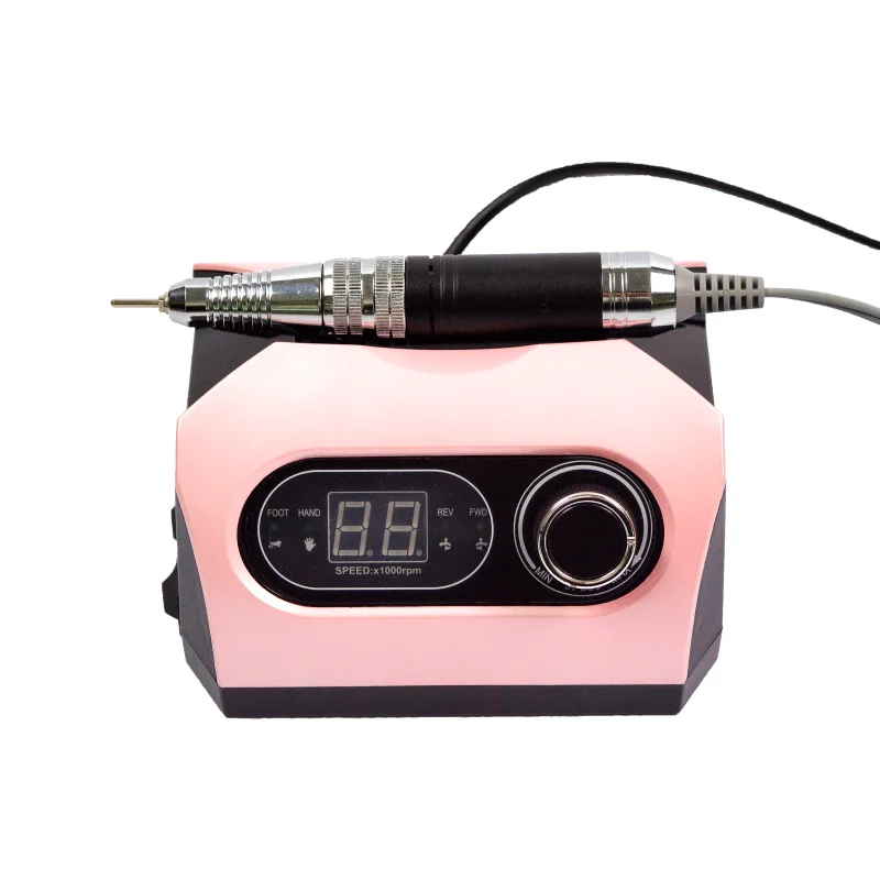 

2021 Top Quality Beauty Salon Machine Acrylic Manicure Pedicure Electric Nail Products Machin Drill Manicur, White,pink