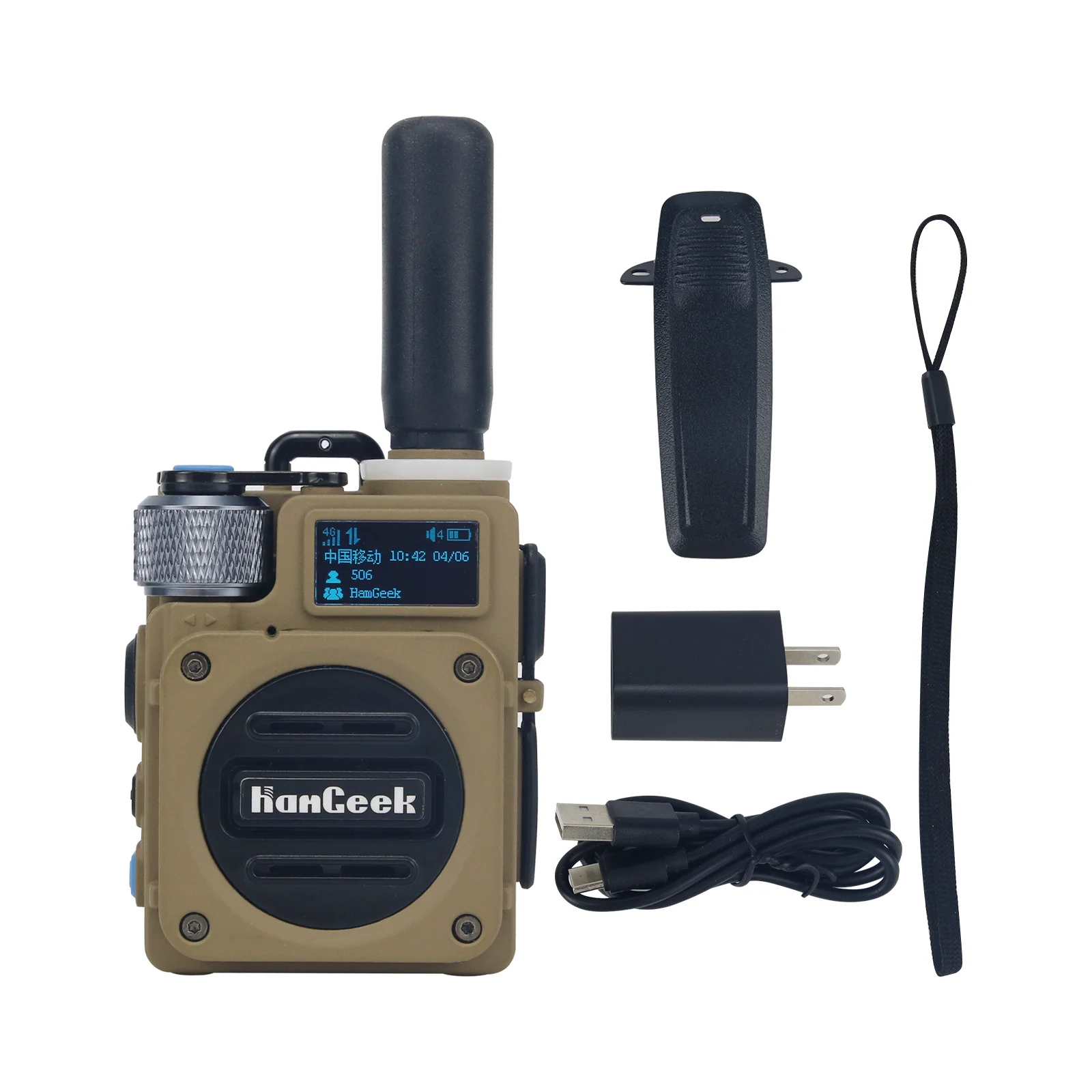 

HamGeek Mini HG600 10W 5000KM 4G POC Radio Mini Walkie Talkie Handheld Transceiver for Road Trips