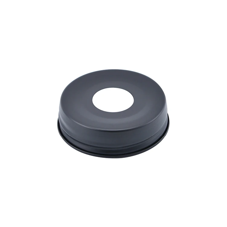 Factory Custom Metal Lid Bottle Caps Glass Soap Bottle Steel Lid Clear Glass Bottle Black Mason Jar Metal Lid for Mason Jar