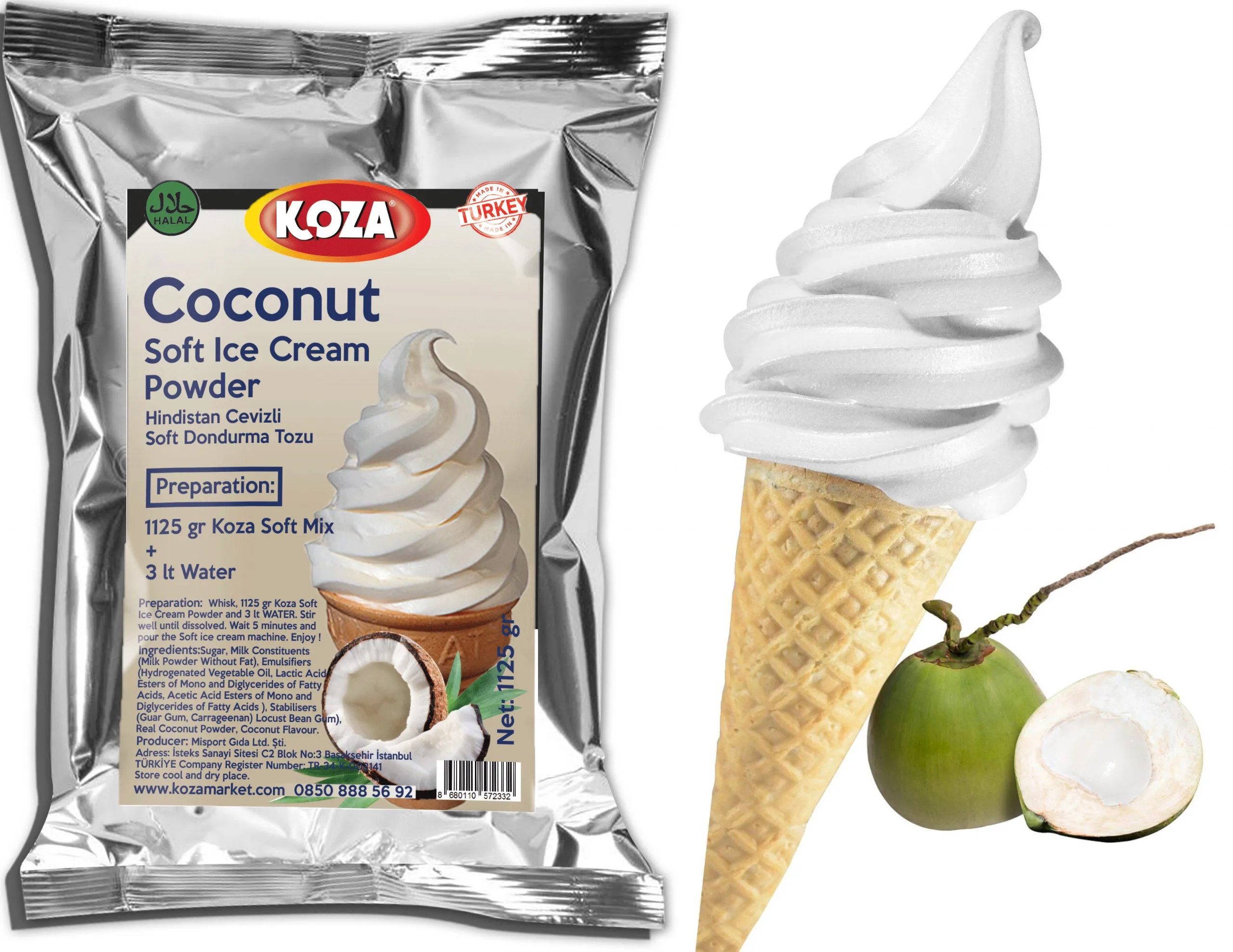
Coconut Flavoured Soft Ice Cream Additive 