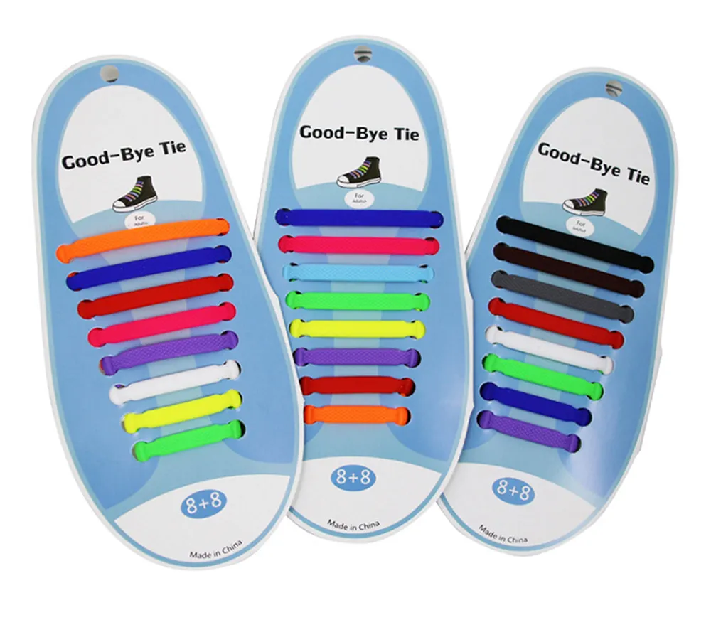 

Wholesale (polybag packing )Kinds of Color No Tie Silicone Lazy Shoelaces, Kinds of color can choice