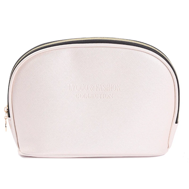 

custom mesh bag cosmetic or pouch leather with logo, Customized