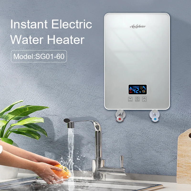 

customized color 220V 6000W water heater electric for bath shower