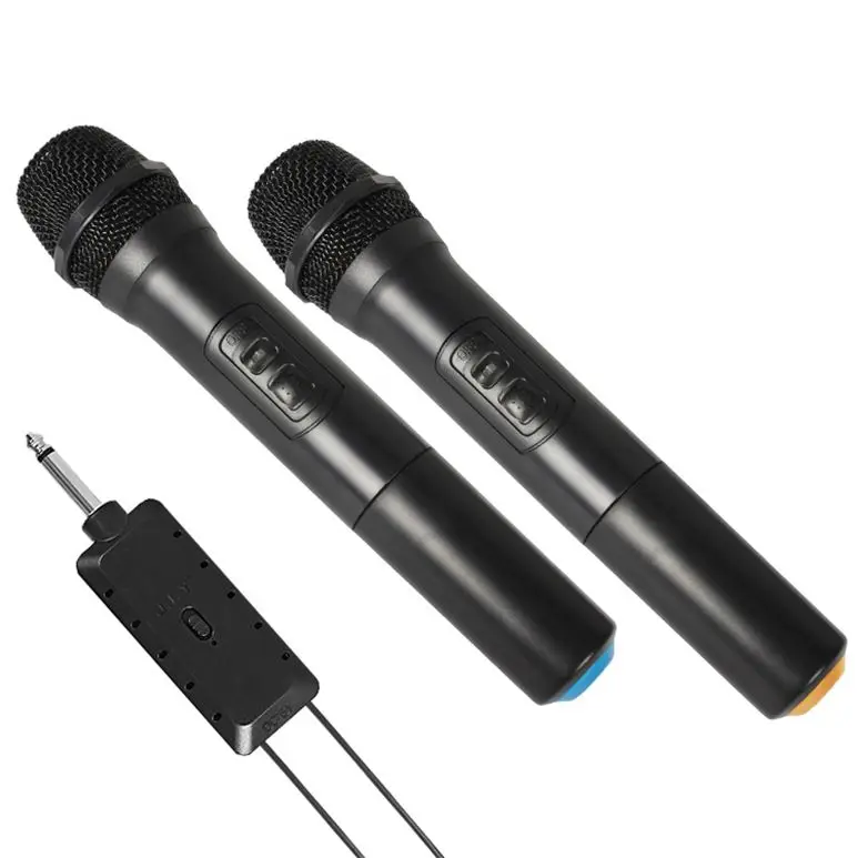 

J.I.Y E7 Factory Direct Sale Universal Handheld Karaoke Wireless Microphone For Wholesales, Black