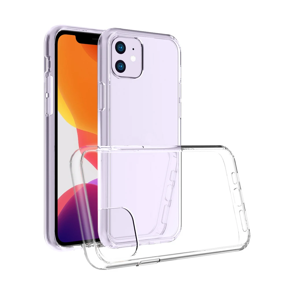 

9H Tempered Glass Back Covers Case For iPhone 11 Clear Case For iPhone 11 Pro Max