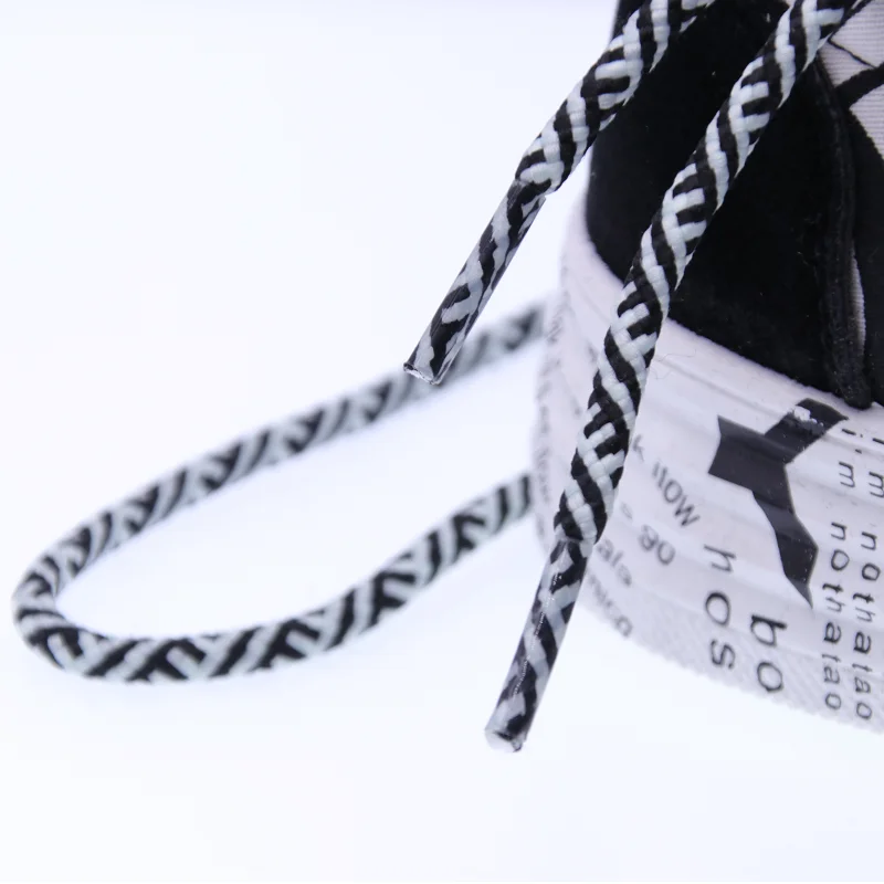 

Weiou New 120cm Length High Quality Shoelaces Shoe Laces Polyester For Sneaker, Bottom based color + match color,support any two pantone colors mixed