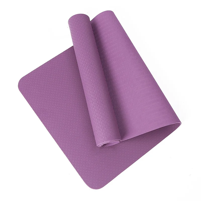 

Customize Single Color 8mm Yoga Mat Thick Tpe Fitness Foldable Natural Rubber Pilates Exercise Yoga Mats Manufacturer