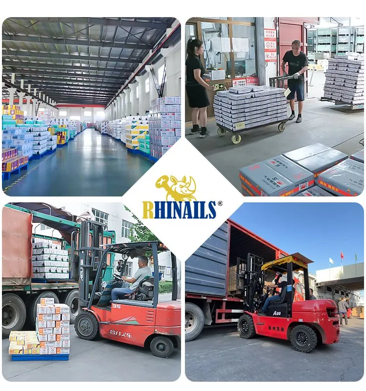 Rhinails finished goods warehouse and container loading in Foshan China
