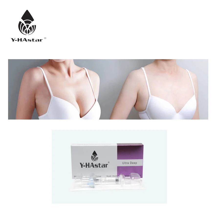 

Beauty product 10ml ultra deep body filler ha dermal fillers for breast and buttocks injection, Transparent