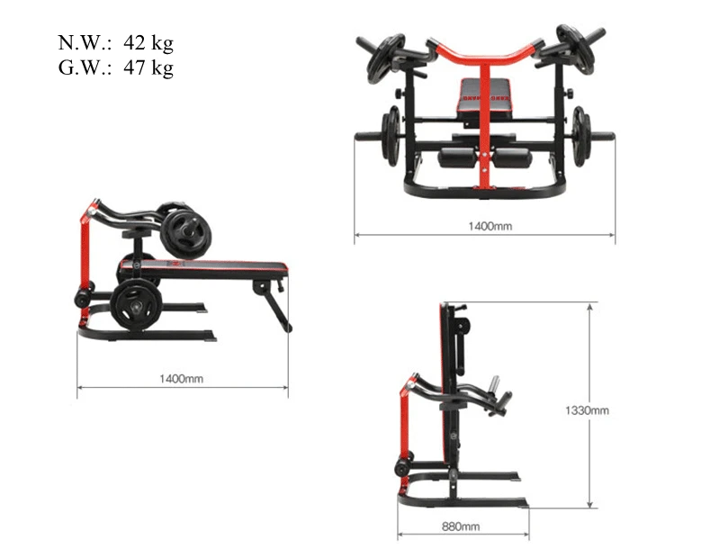 

Gym Equipment / Fitness Equipment Hammer Strength wide Chest Press Machine/iso-lateral ben, Customized color