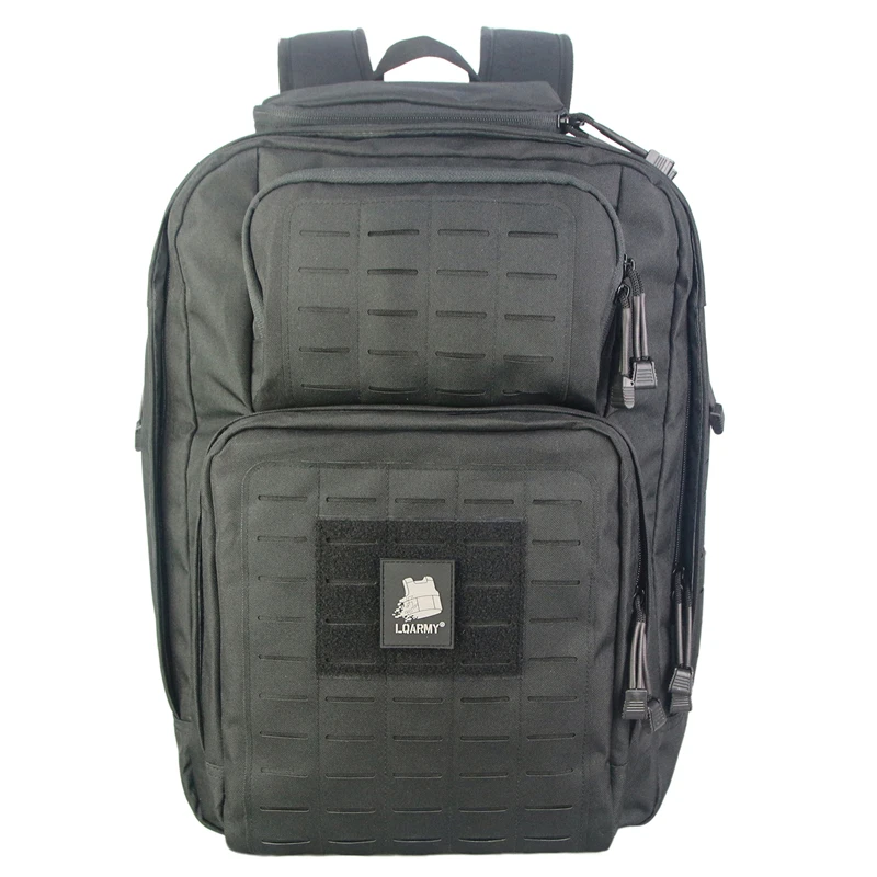 

military tactical backpack tactical inspired army military 45l backpack, Black