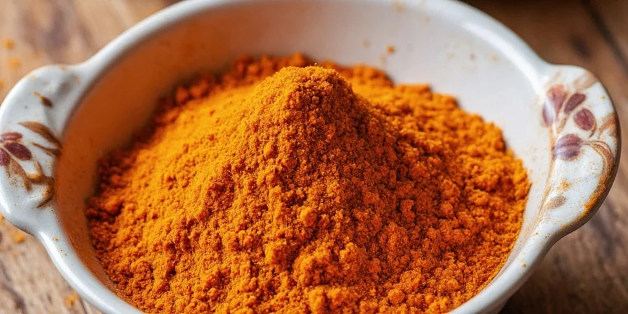 Turmeric powder in a spice jar