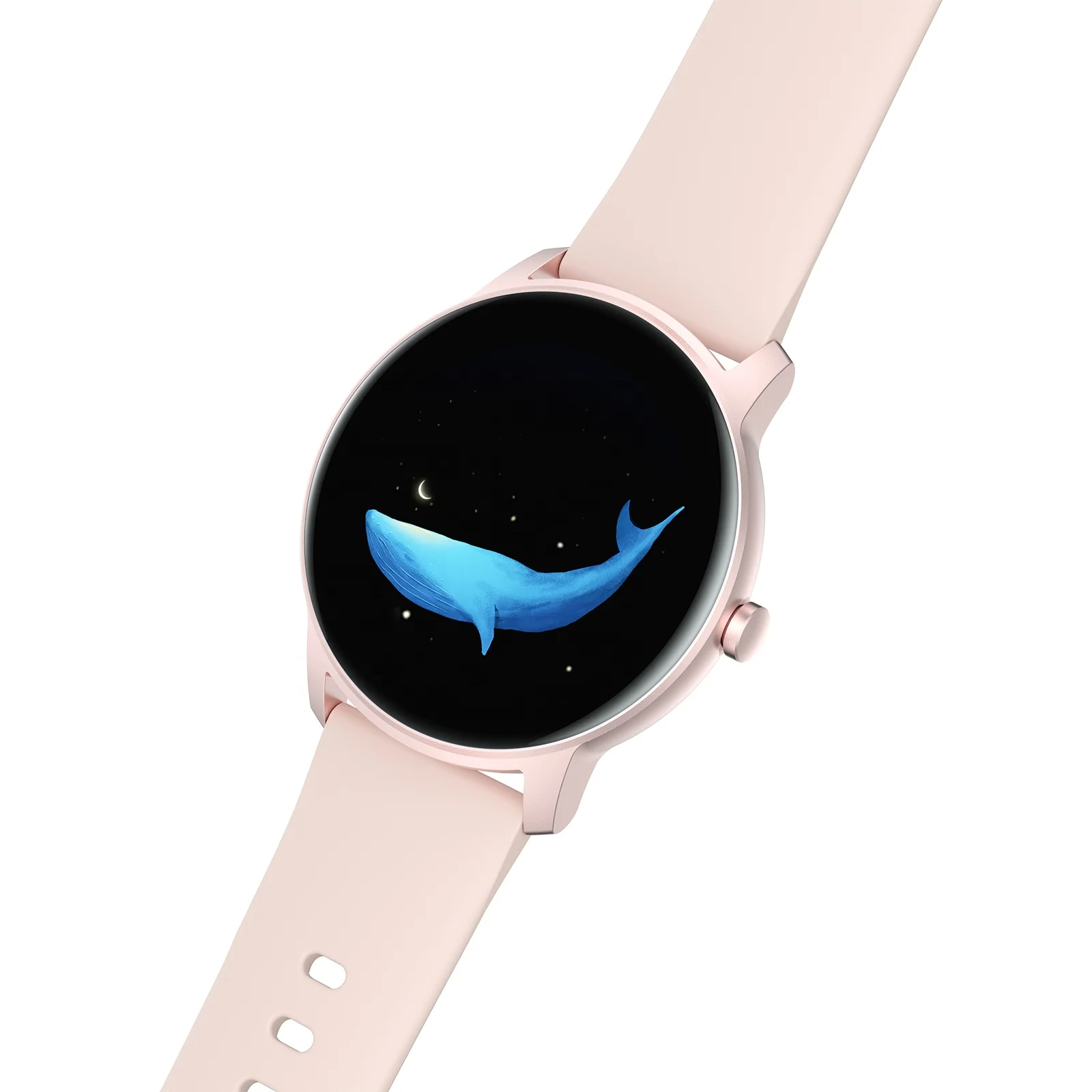 

2021 Top Waterproof Luxury Rose Gold Ladies Gift Best Reloj Smart Wrist Watch Montre Intelligente