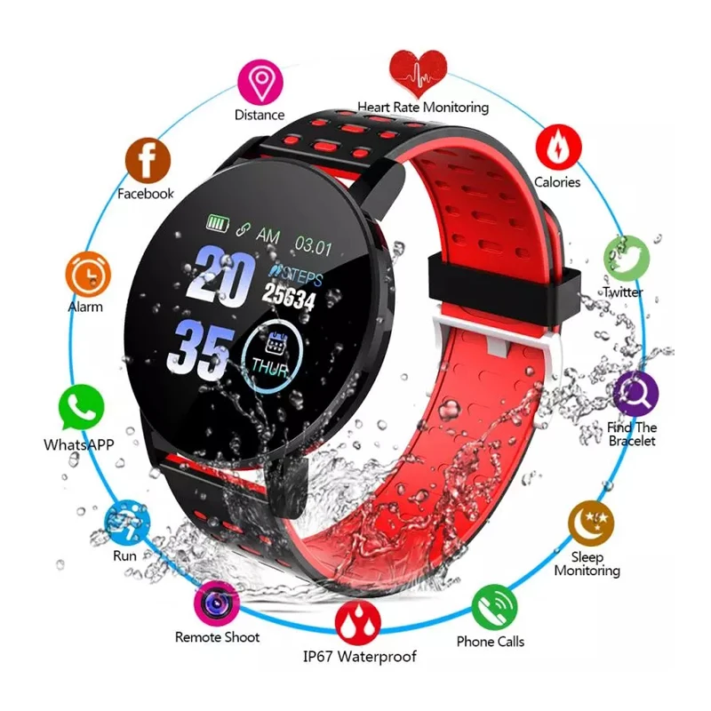 

119 Plus High Quality Healthy Blood Pressure 119 Plus Smart Watch Smart Watch for Android