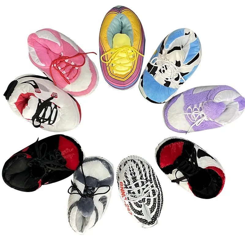 

Hot Selling New Design Woman Man Slipper Yeezy Sneaker Sneaker Slipper Indoor Slippe, 9color