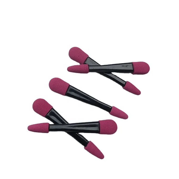 
Factory Wholesale Cheap Mini Dual-end Disposable Sponge Eyeshadow Makeup Applicator with Foam Tip 