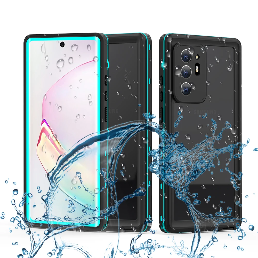 

For Samsung Note 20 Ultra Waterproof Fashion Square Shockproof Luxury TPU Silicone Phone Case For Samsung Note 20 Ultra